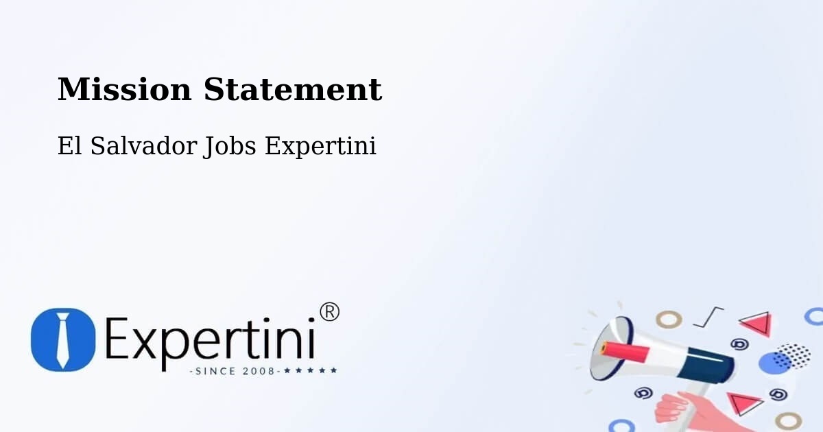 Corporate Mission – Suchitoto - El Salvador Jobs Expertini